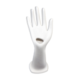 Hand soliflore in white ceramic