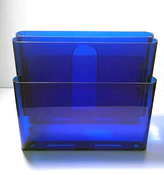 Vintage Magazine Rack • Space Age • Giotto Stoppino • Kartell • 1972