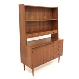 Secrétaire scandinave en teck, Suède, 1960