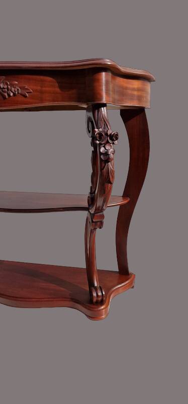 Mahogany console