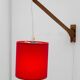 Scandinavian Mid-Century modern Wall lamp/swing teak lamp