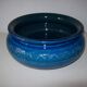 Aldo Londi coupe for Bitossi in "Rimini Blue" ceramic from the 1960s.