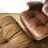 Rosewood lounge chair ensemble, Charles and Ray Eames, 1970