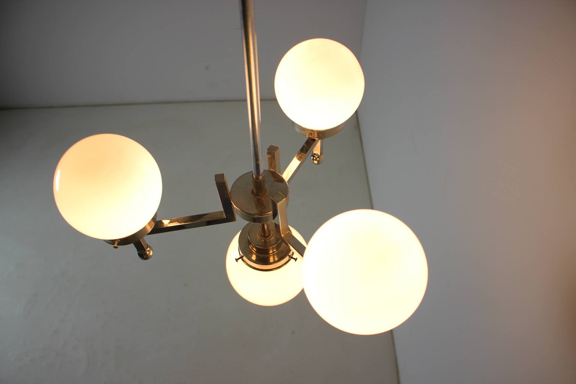 Art Deco Candlestick, 1930s, Czechoslovakia