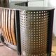Large steel and wood counter bar