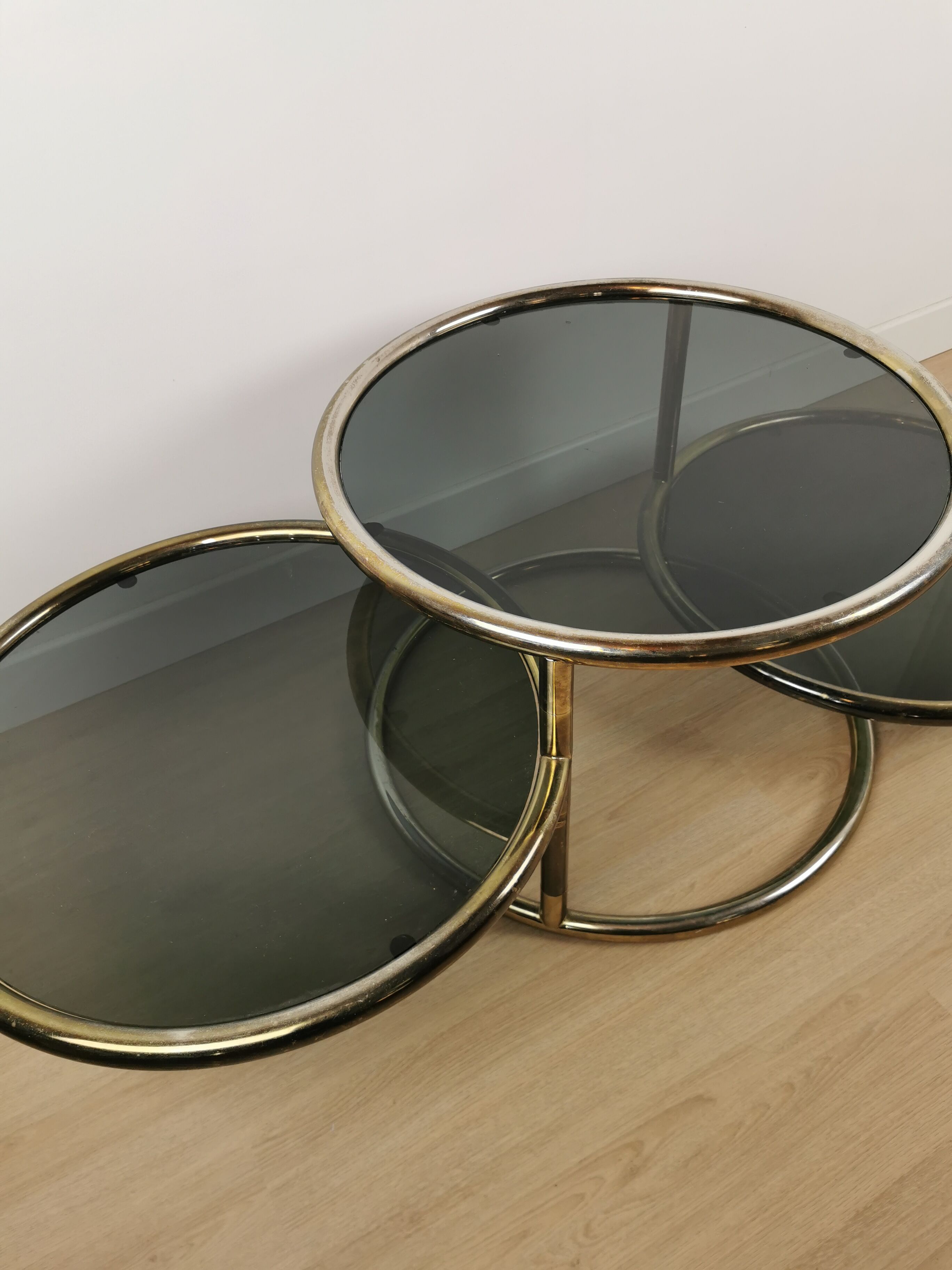 Swivel coffee table 70s