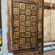 Ancient backgammon in marquetry