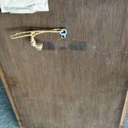 Vintage wooden mirror – moulded frame – 1950s/60s