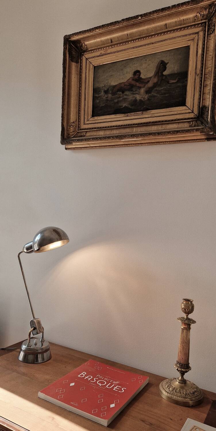 JUMO 600 Lamp - Vintage Chrome - 1940s