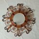 Vintage bamboo mirror 55cm