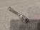 Small silver-plated sugar tongs by Christofle Marly, 11.3 cm