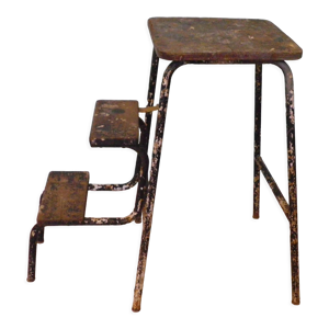 Escabeau d'atelier, marches escamotables,