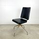 Retro office chair | swivel vintage black chair