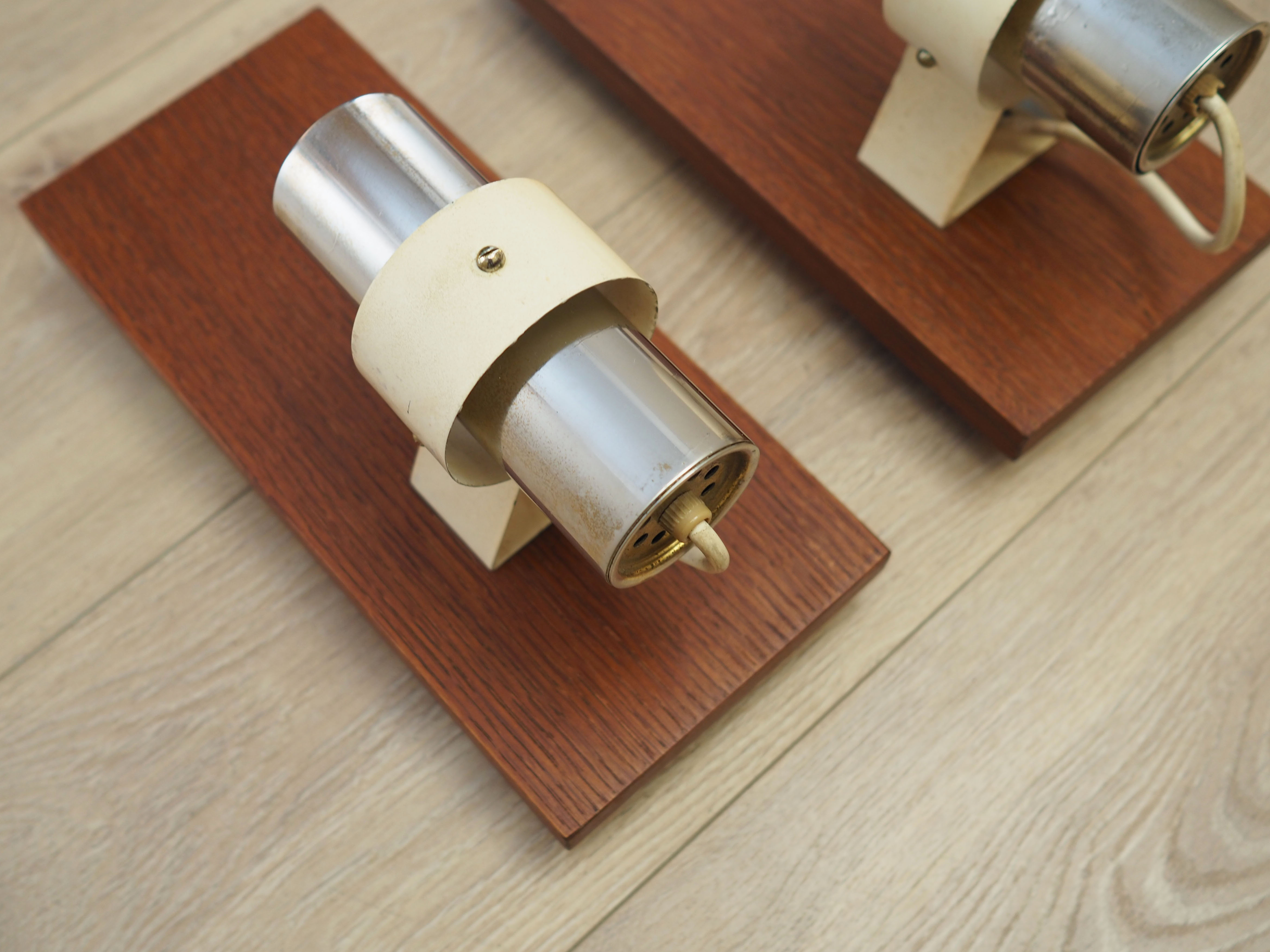 Set of two wall lamps, Danish design, 1960s, Denmark