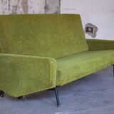 Set de salon canapé - 2 fauteuils design 1960 par Paul Geoffroy Troika Airborne
