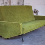 Set de salon canapé - 2 fauteuils design 1960 par Paul Geoffroy Troika Airborne