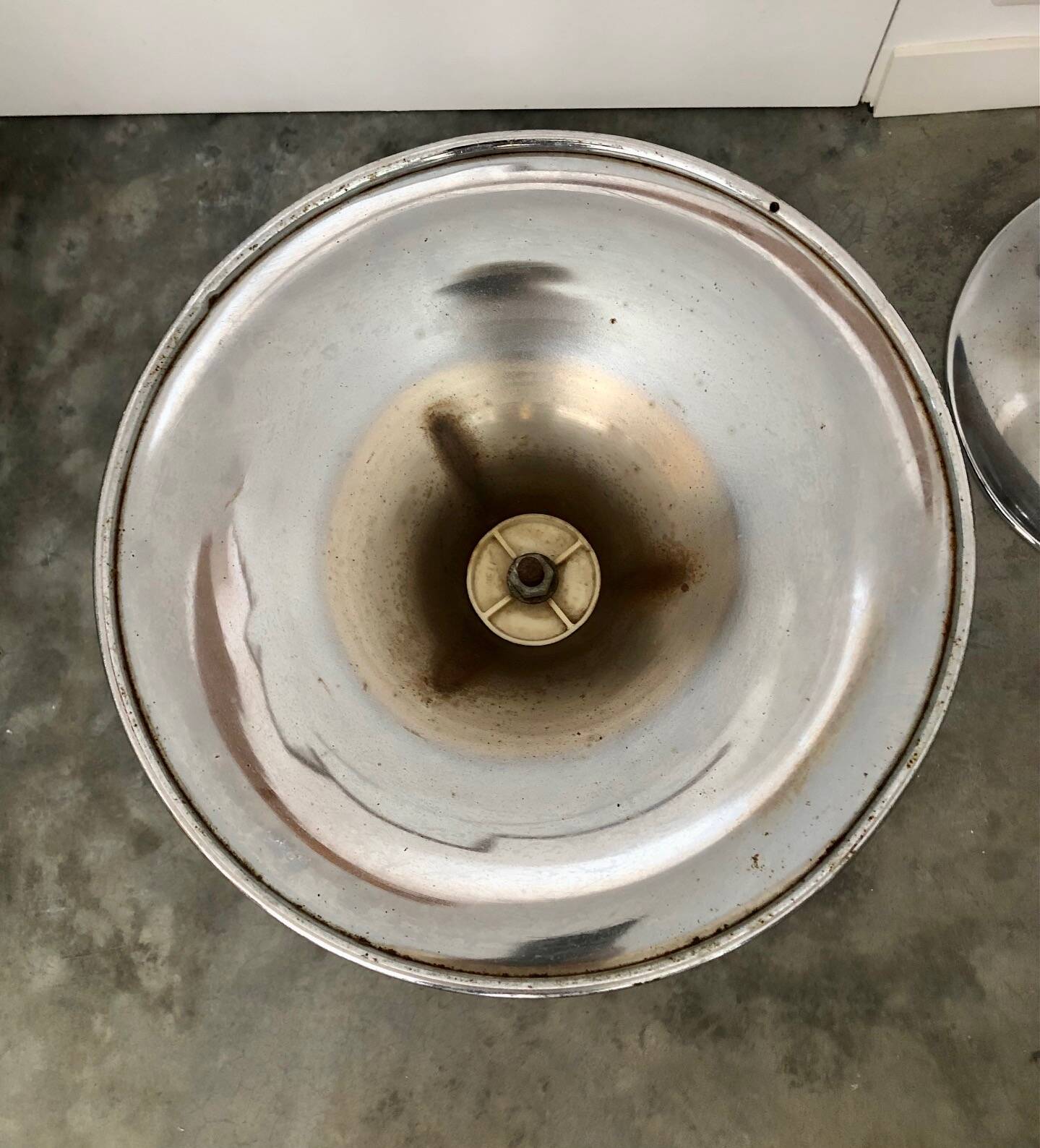 2 tulip foot stools an'70