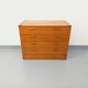 Vintage pine chest of drawers from the 1970s.