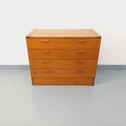 Vintage pine chest of drawers from the 1970s.