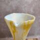 Large yellow and white blown glass pitcher from Italy – 1960s/70s