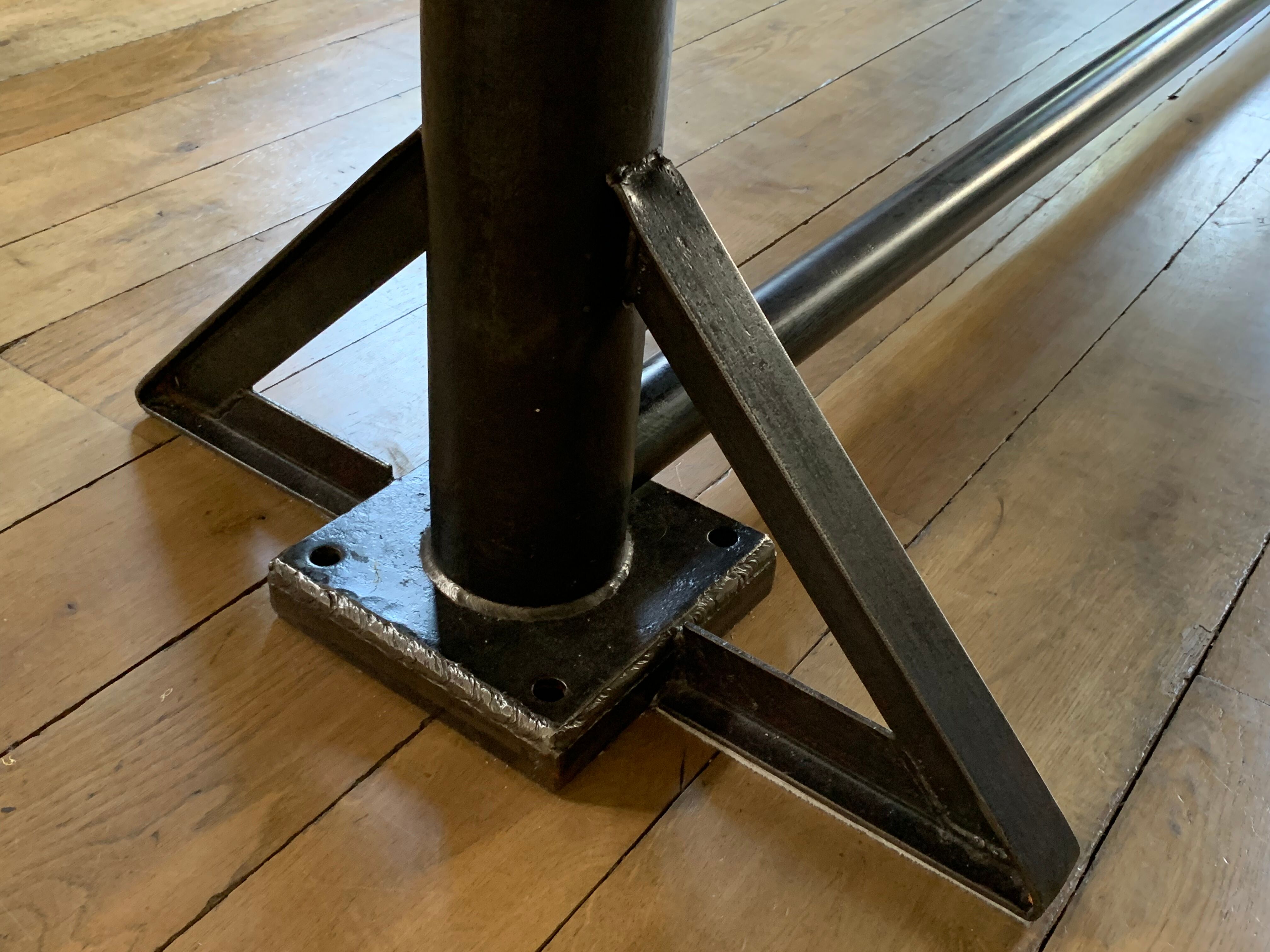 Industrial table for 10/12 people authentic