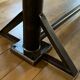 Table industrielle pour 10/12 personnes authentique