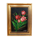 Tulip bouquet painting on canvas
