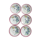 6 assiettes à dessert