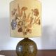 Lampe vintage en grès pyrité années 70