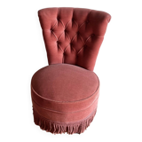 Mariette pink toad fireside chair
