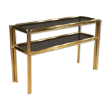 Console italienne métal doré