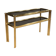 Italian console in gold metal