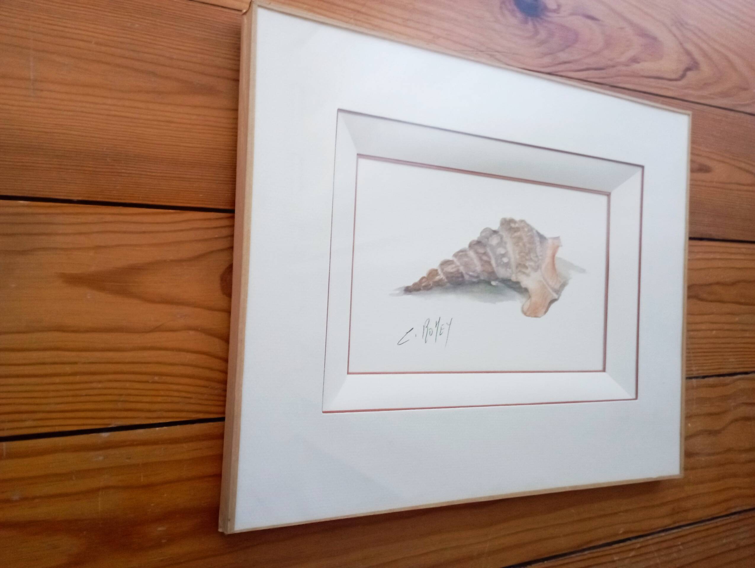 Watercolor signed Romey