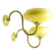 Art Deco sconces, Poland, 1950s, set of 2
