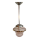 Suspension verre rose