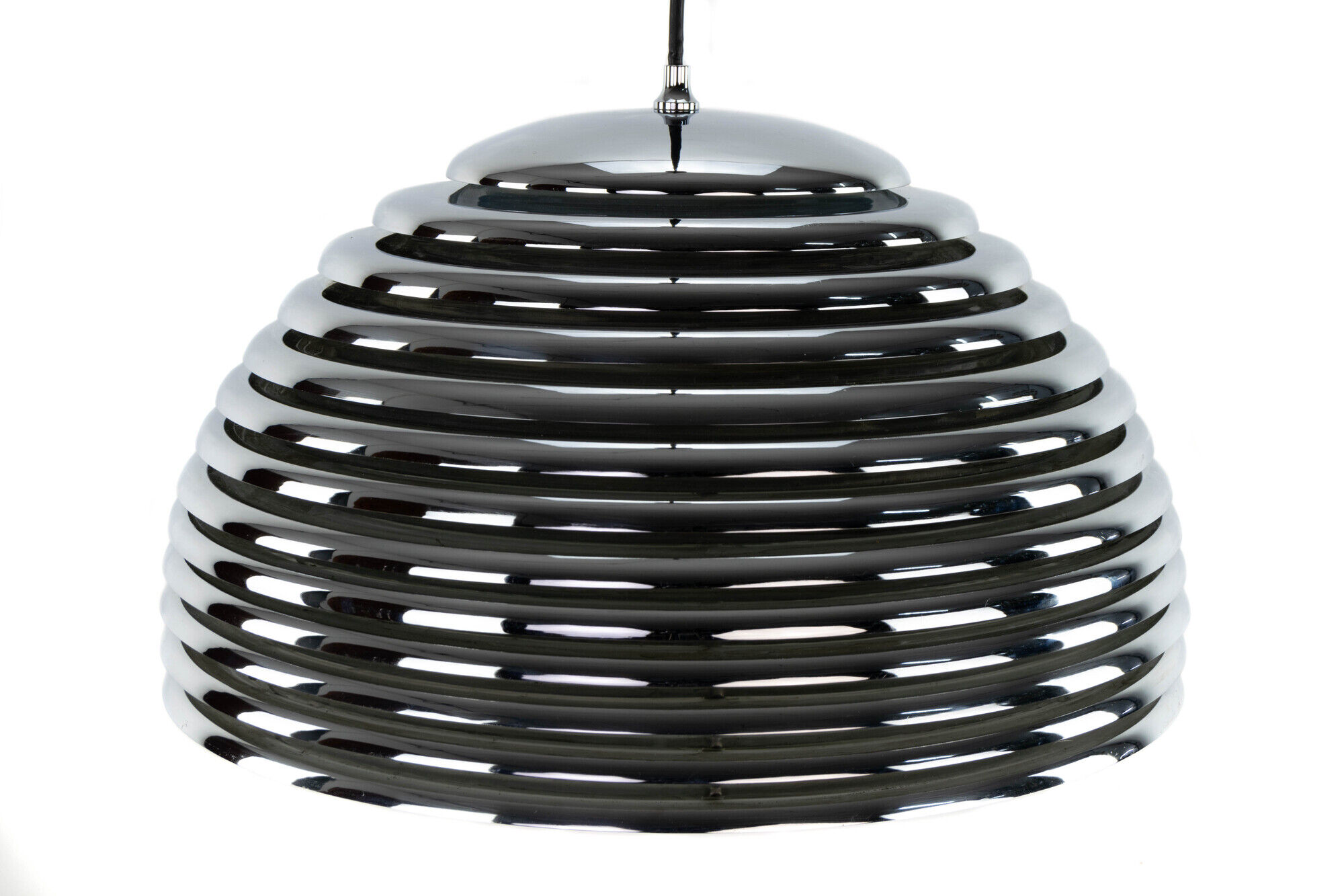 Large Kazuo Motozawa Space Age Chrome Saturno Chandelier for Staff, Germany 1972
