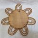 Rattan sunburst mirror from 1970