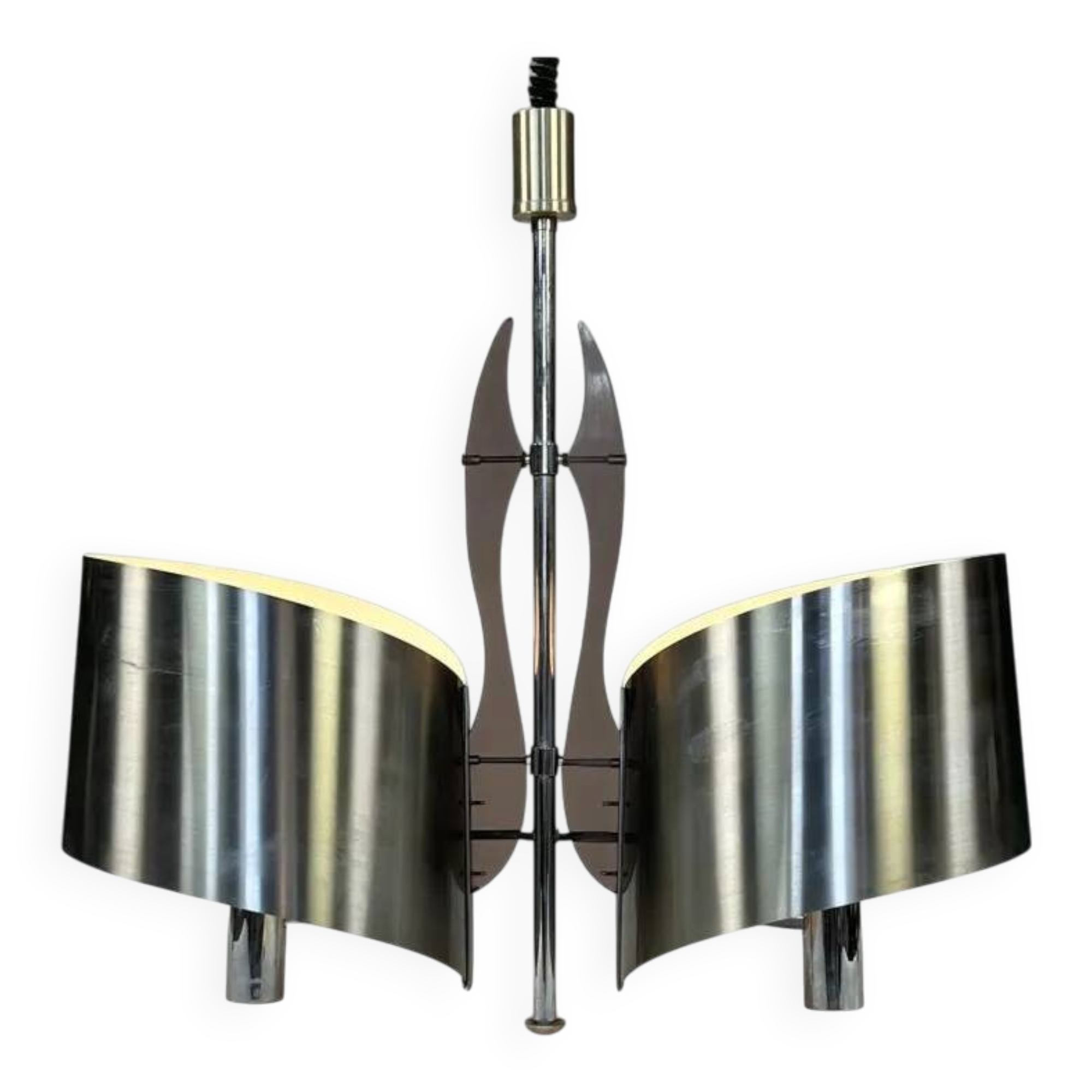 Vintage Maison Charles Pendant Lamp, France 60's