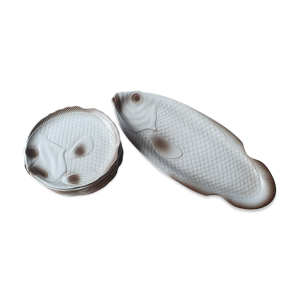 Ensemble de 12 assiettes - plat