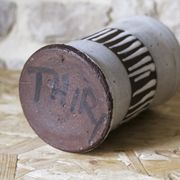 Vase rouleau en grès émaillé Albert Thiry