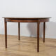Mid-Century Round Rosewood Extendable Dining Table, Denmark, 1960s