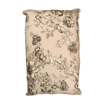 Grey "Indian" rectangular cushion