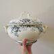 Old HC soup tureen, iron earth