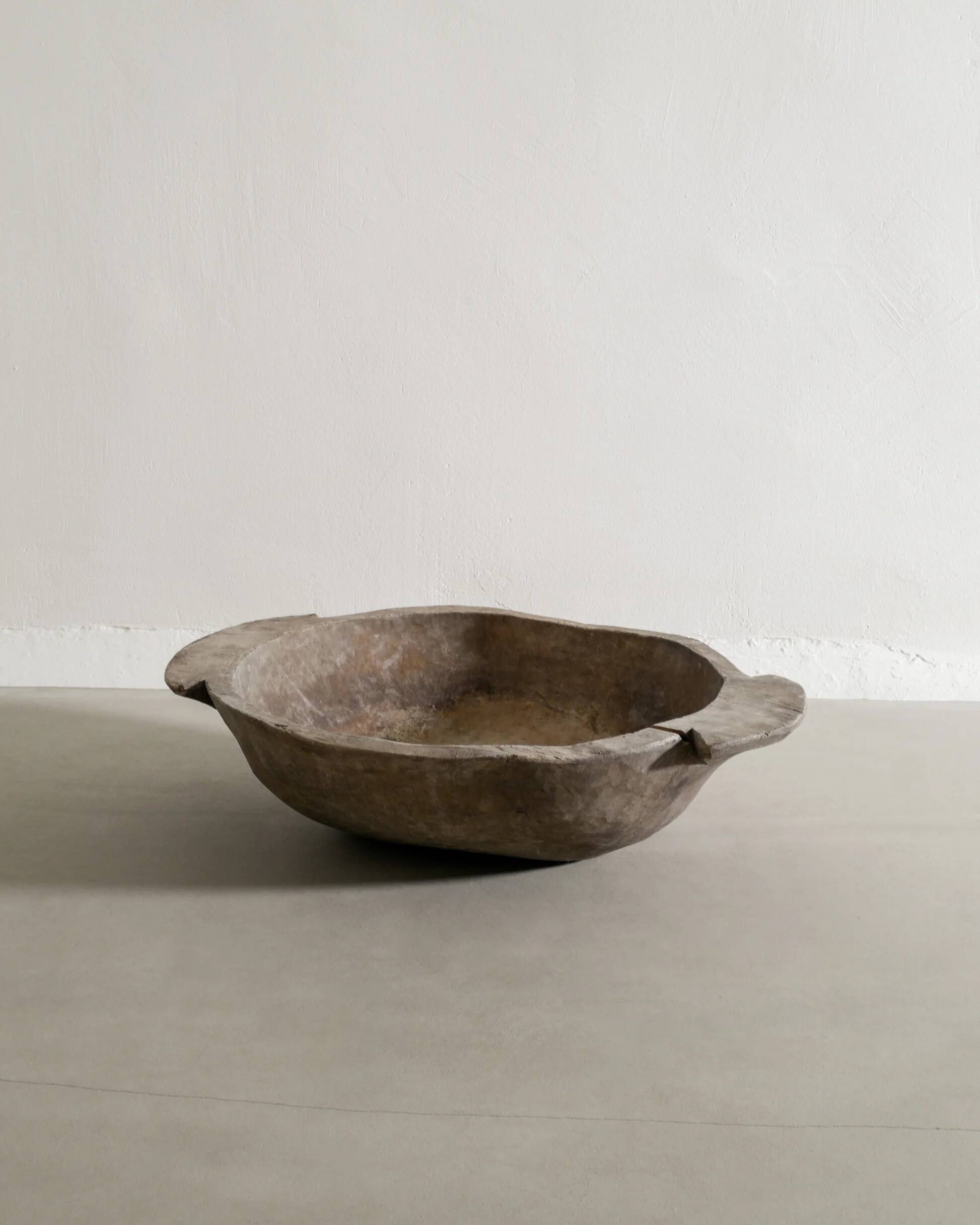 Antique Swedish Large Grey Wabi Sabi Wooden Tray, 1800s