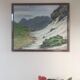 Mountain landscape, 1967. Pastel by Marcel QUENCEZ, 1912-2010.