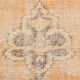 6x9 Peach Yellow Soft Pastel Turkish Vintage Rug, 185x276Cm SK 5250