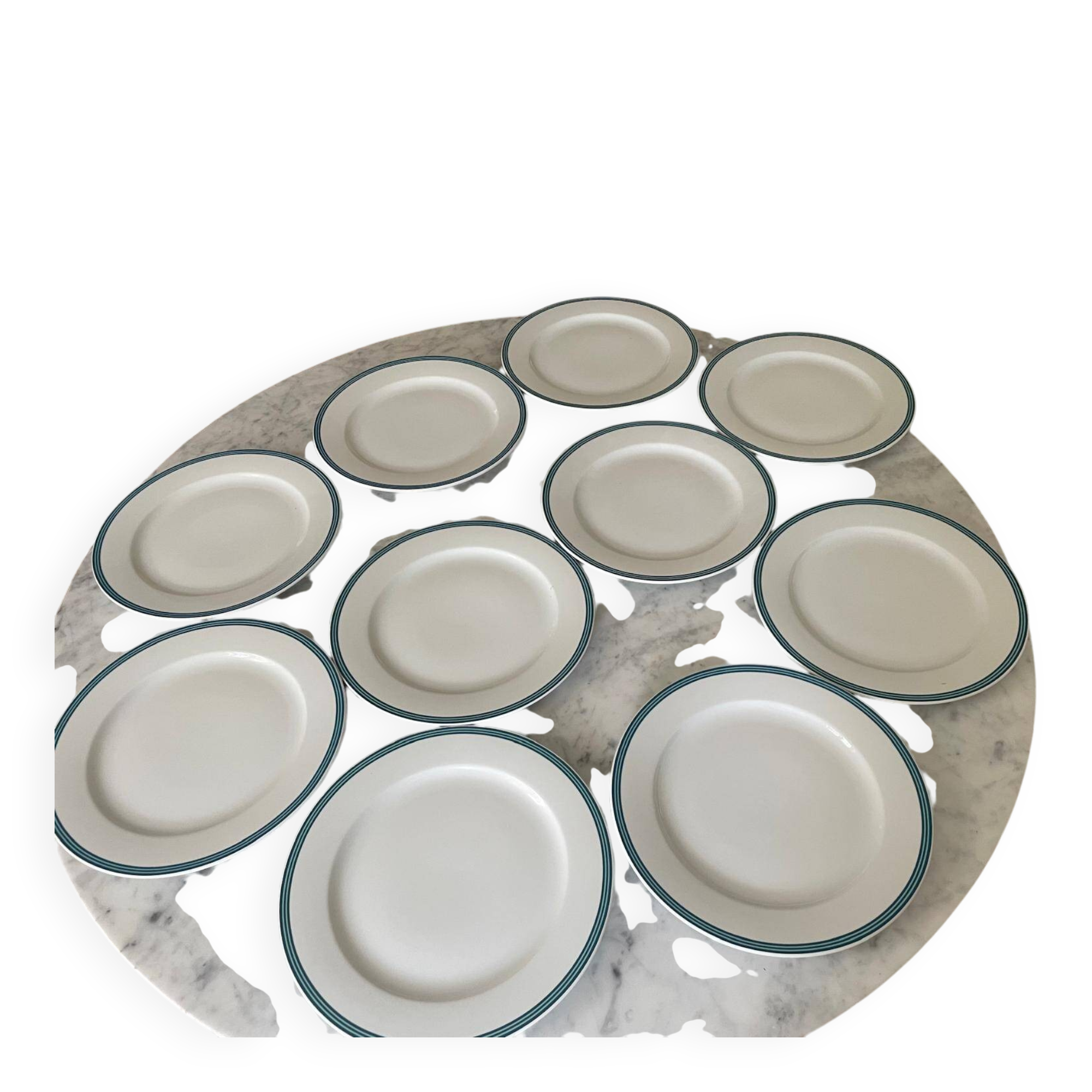 10 Large Dinner Plates 31.5 cm