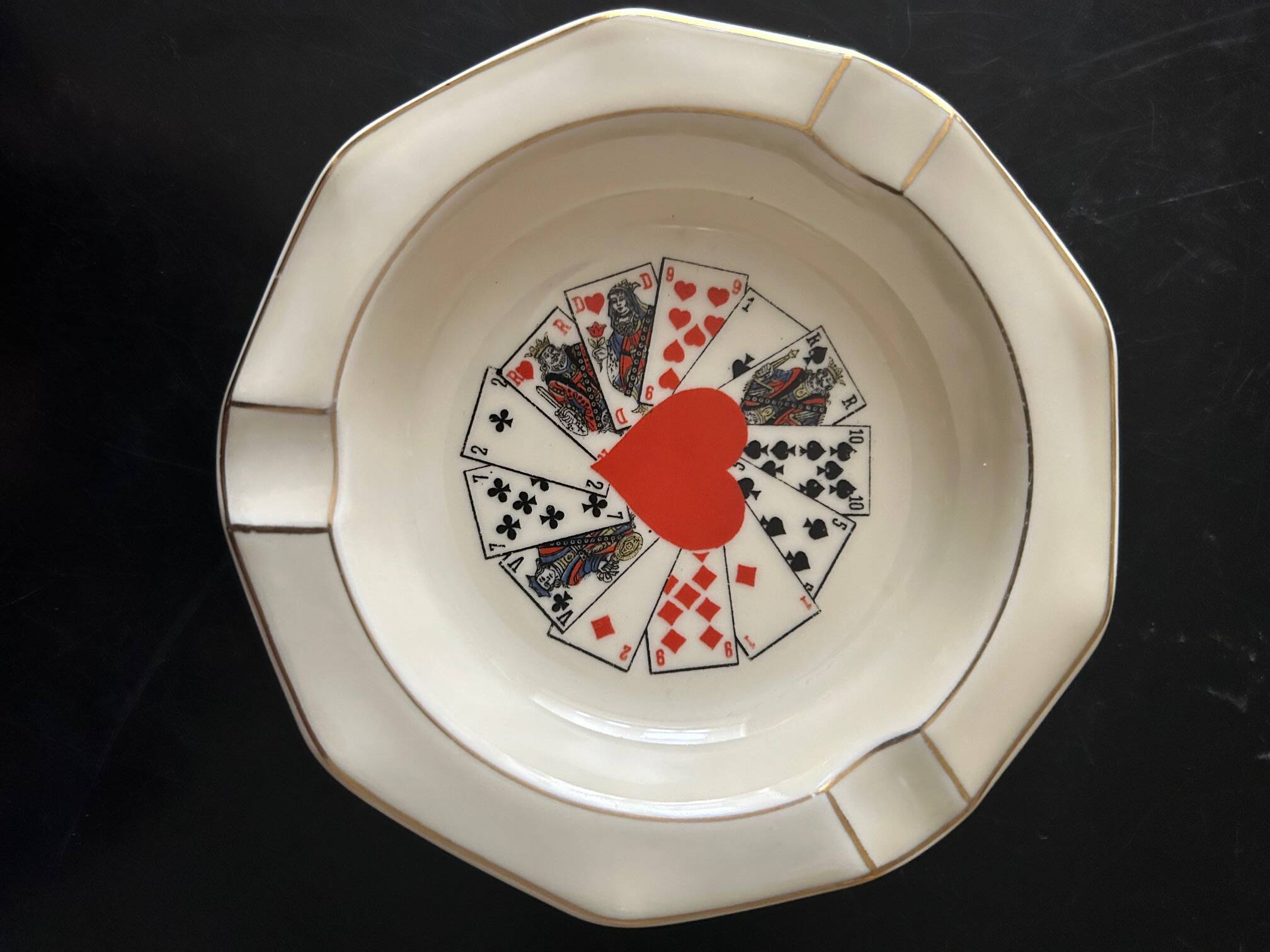 set of 4 Bernardaud ashtrays