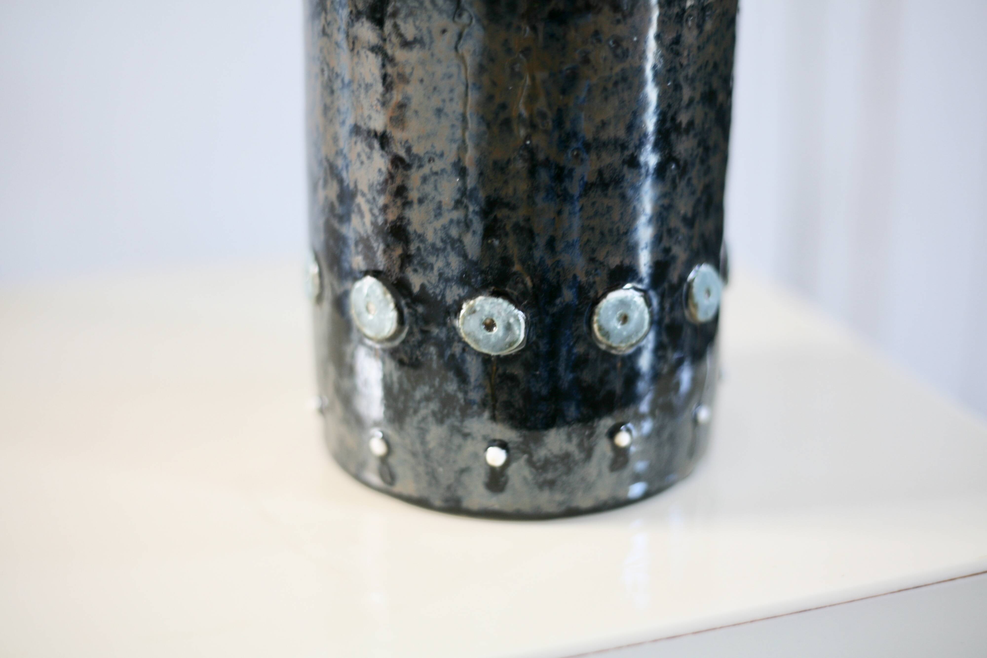 Ceramic lamp by Sylvia Leuchovius, Rorstrand, Sweden, 1970s