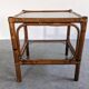 Pair of bamboo bedside tables or sofa ends from the 60s/70s